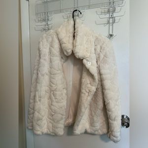 Faux fur coat